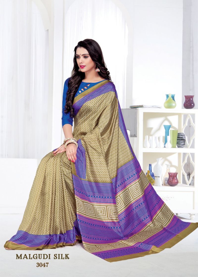 Fancy Designed Malgudi Silk Sarees at Rs.280/2 in surat offer by RAMAPIR  FASHION